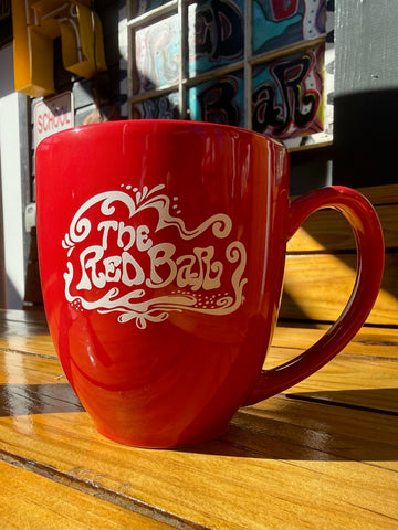 Red & White Mug
