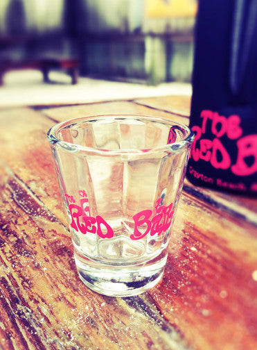 Red Bar Shot Glass